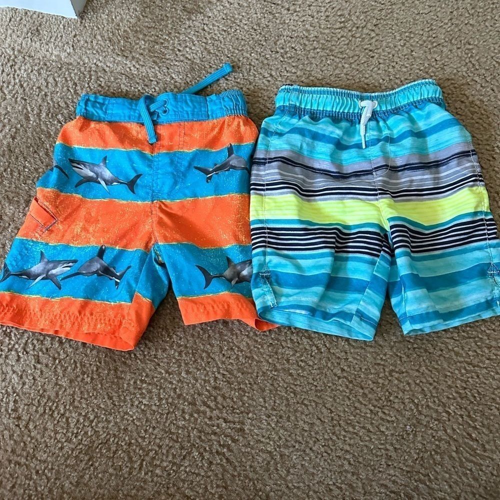 Lot of Boy Swim Shorts Size 4 (Different Brands)